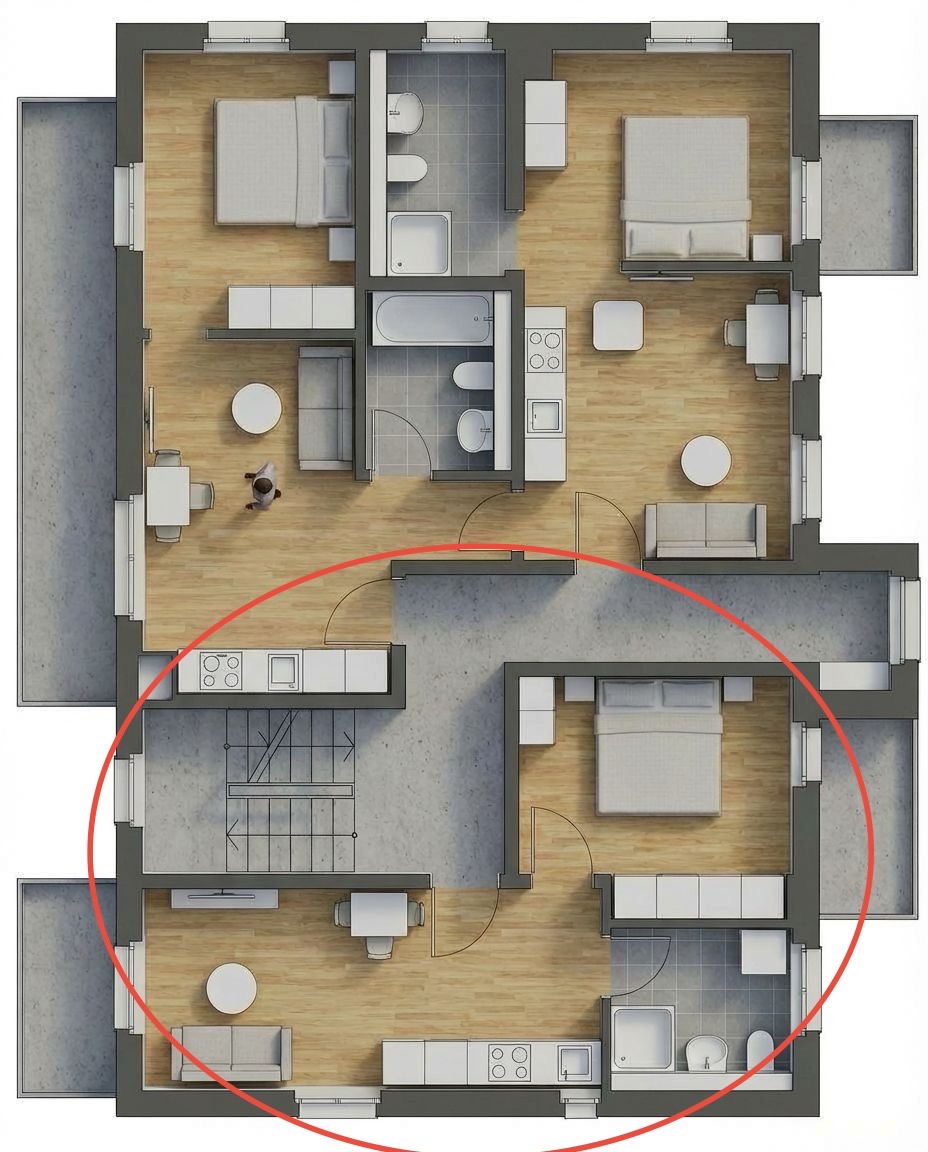 New-build 2.5-room apartment with terrace and wellness area